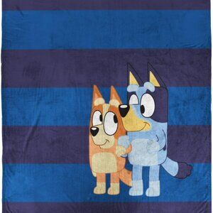 Bluey in The Dream Kids Blanket 62 X 90 Microfiber Blue BBC Studios